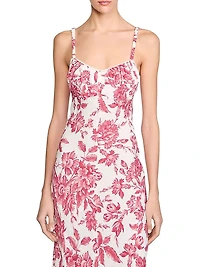 Floral Print Maxi Dress