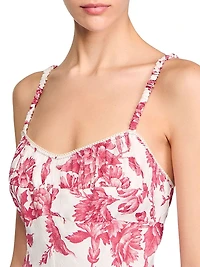 Floral Print Maxi Dress
