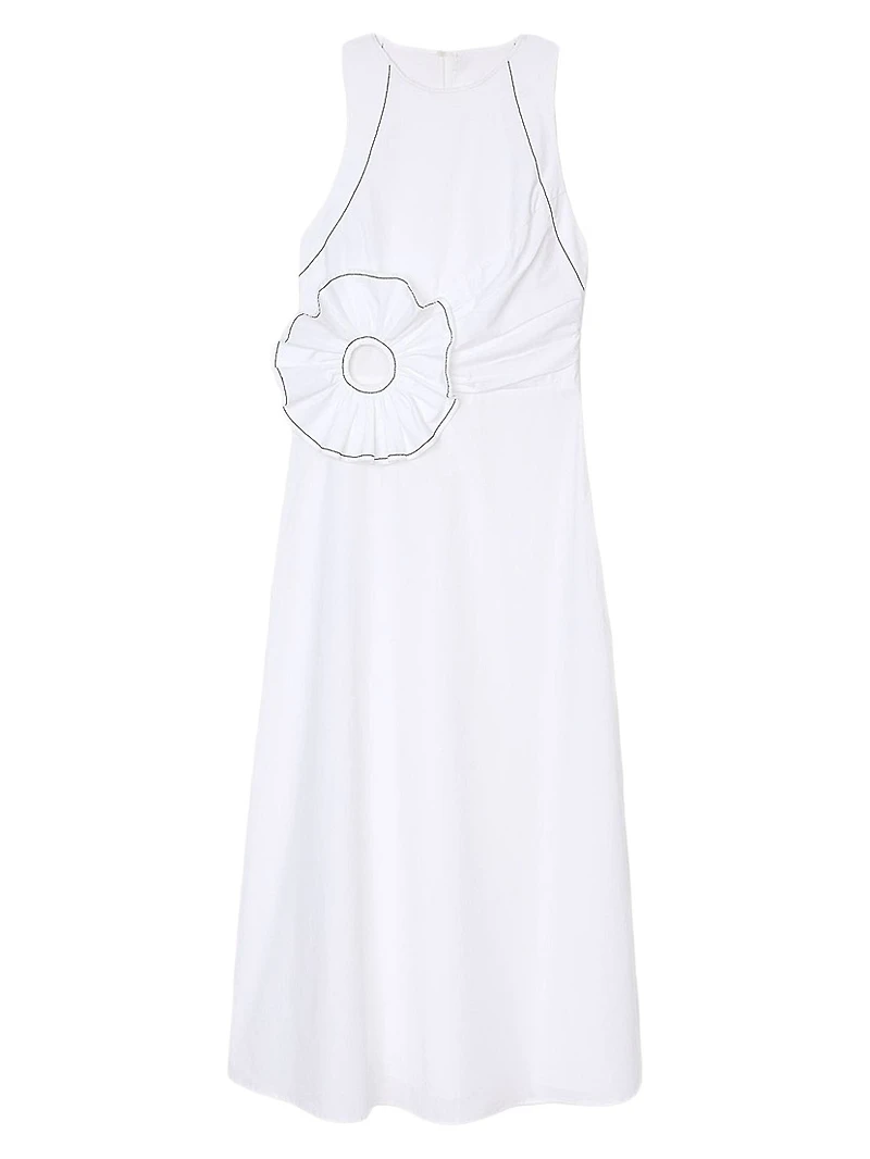 Ruffled Midi Dress