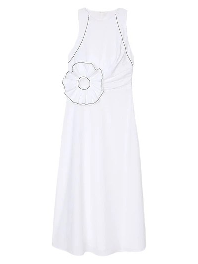Ruffled Midi Dress