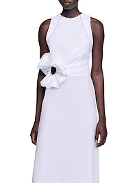 Ruffled Midi Dress