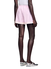 Rhinestone Striped Shorts