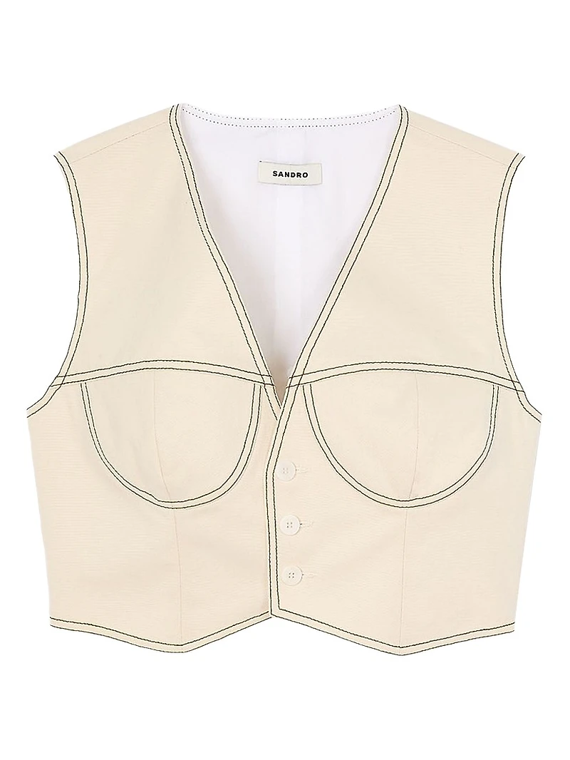 Denim Cropped Jacket