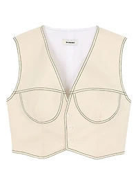 Denim Cropped Jacket