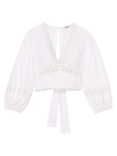 Poplin Crop Top