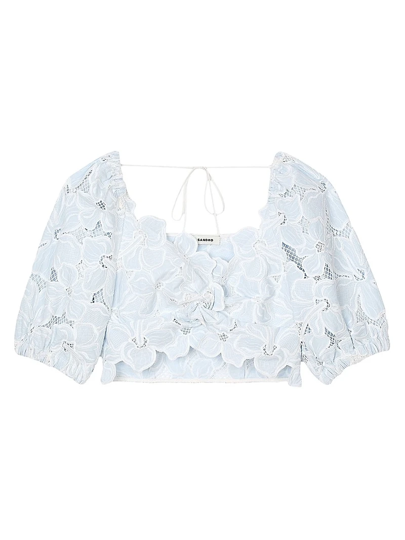 Guipure Lace Top
