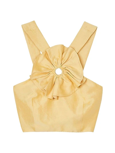 Ruffled Crop Top