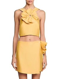 Ruffled Crop Top