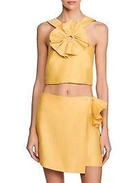 Ruffled Crop Top