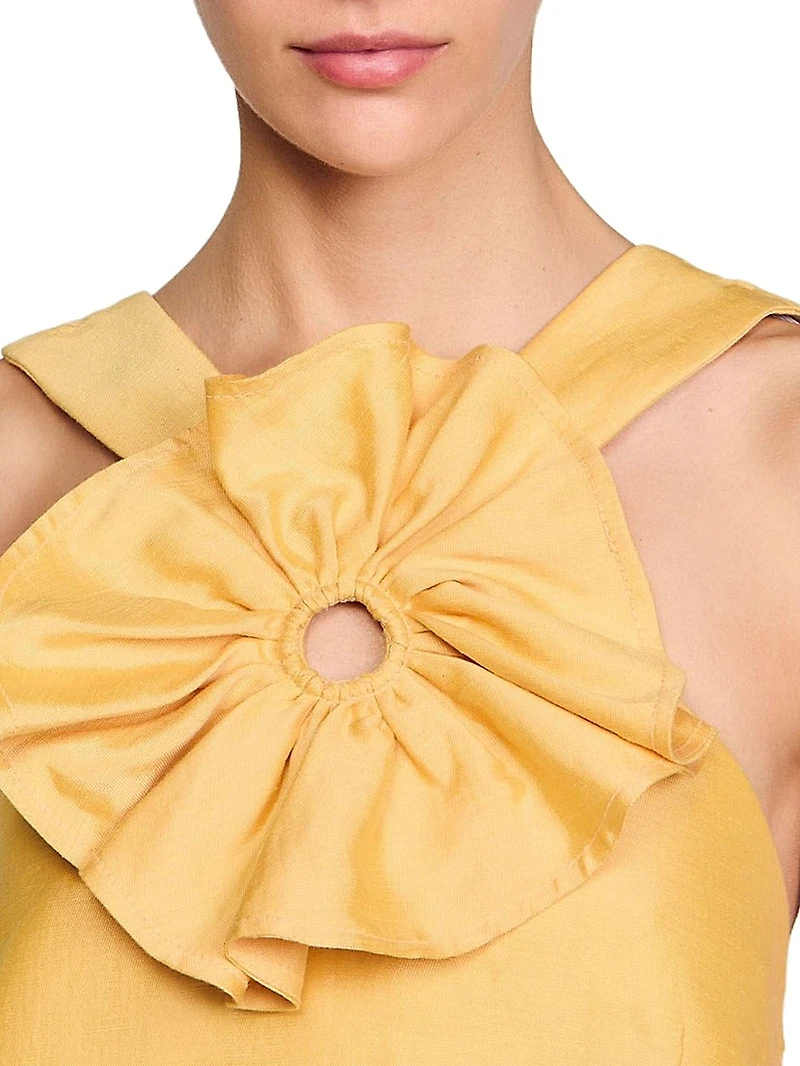 Ruffled Crop Top
