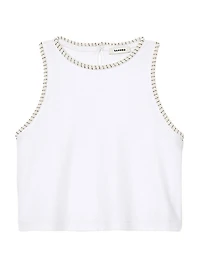 Beaded Crop Top