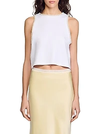 Beaded Crop Top