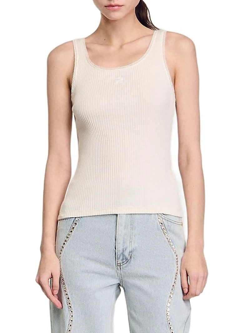 Rib Knit Vest Top