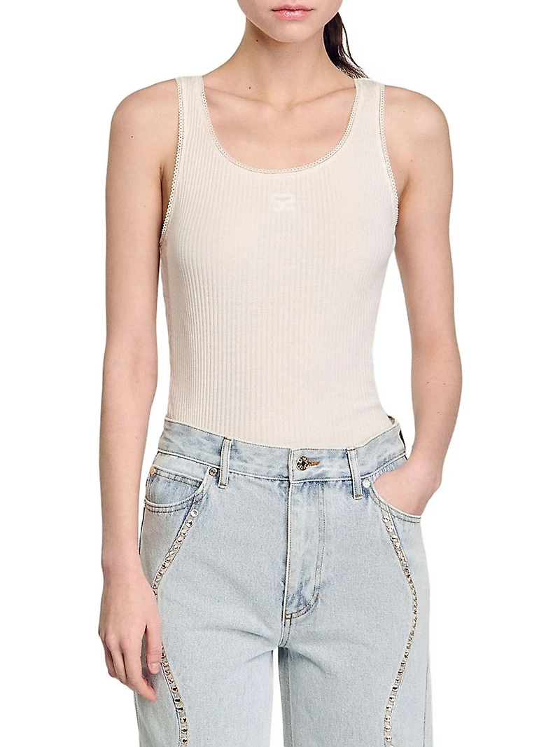 Rib Knit Vest Top