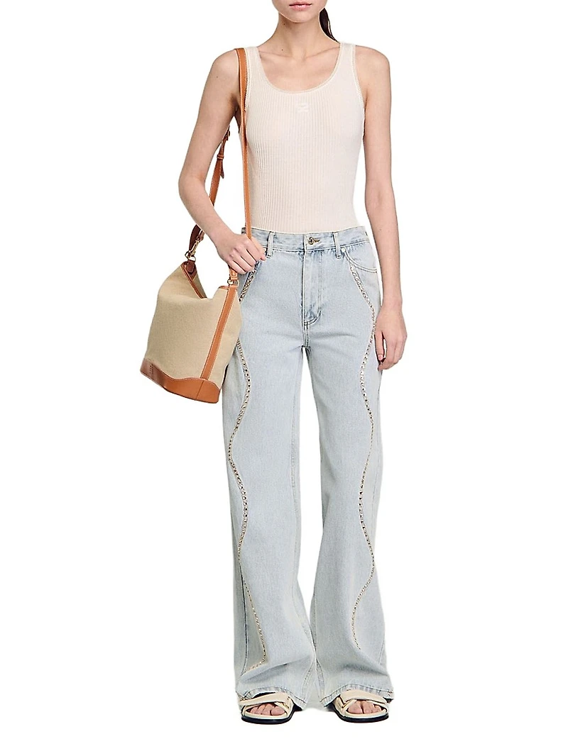 Rib Knit Vest Top