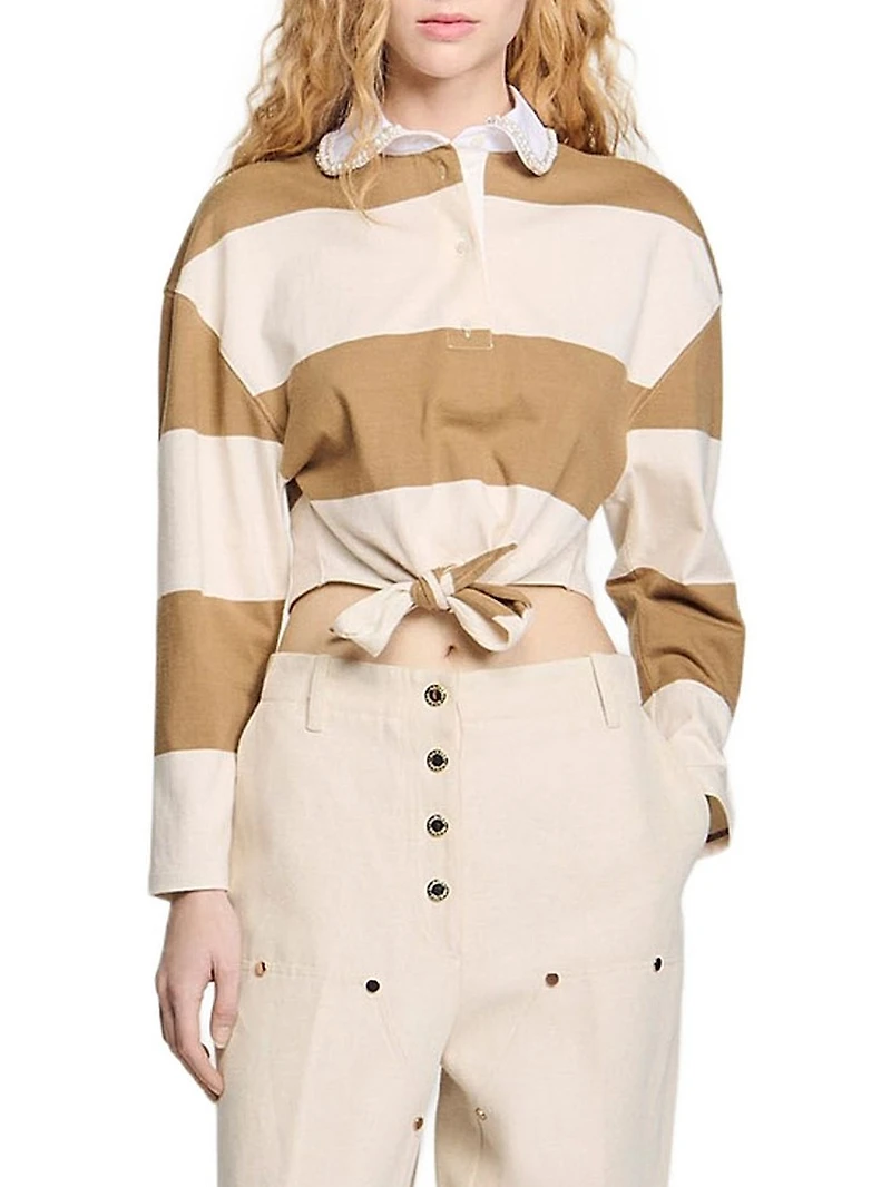 Striped Polo T-Shirt