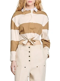 Striped Polo T-Shirt