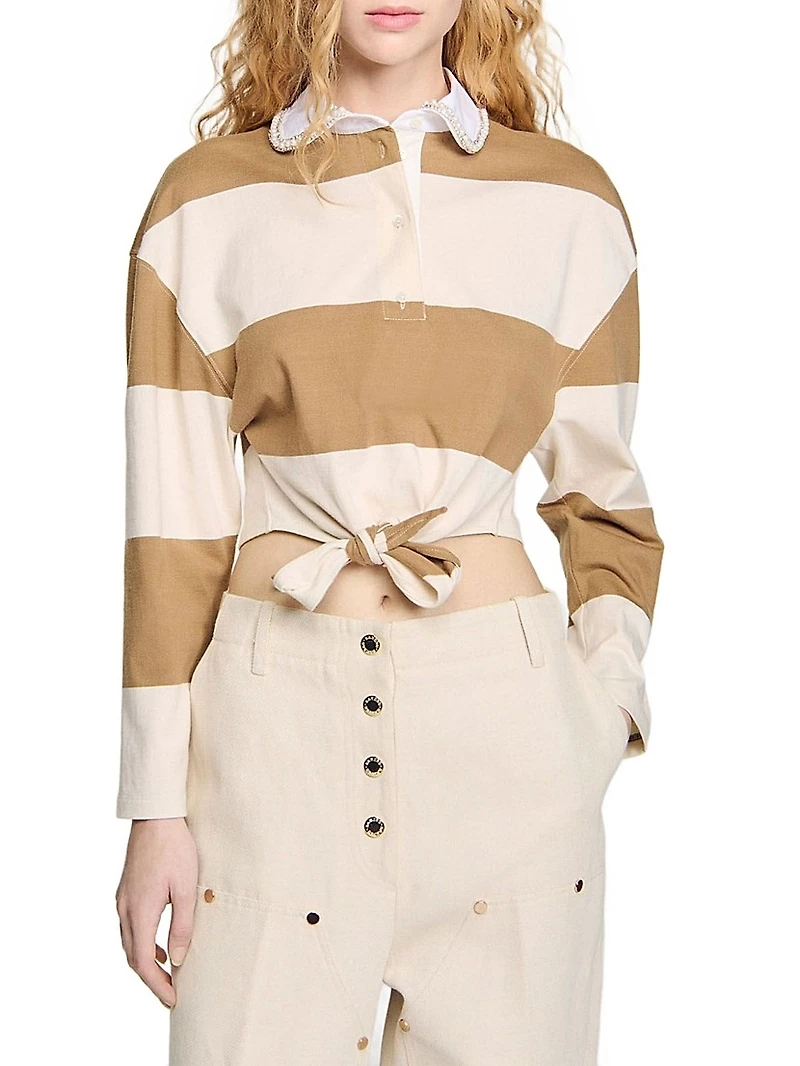 Striped Polo T-Shirt