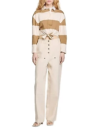 Striped Polo T-Shirt