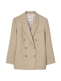 Double-Breasted Suit Jacket