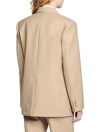 Double-Breasted Suit Jacket