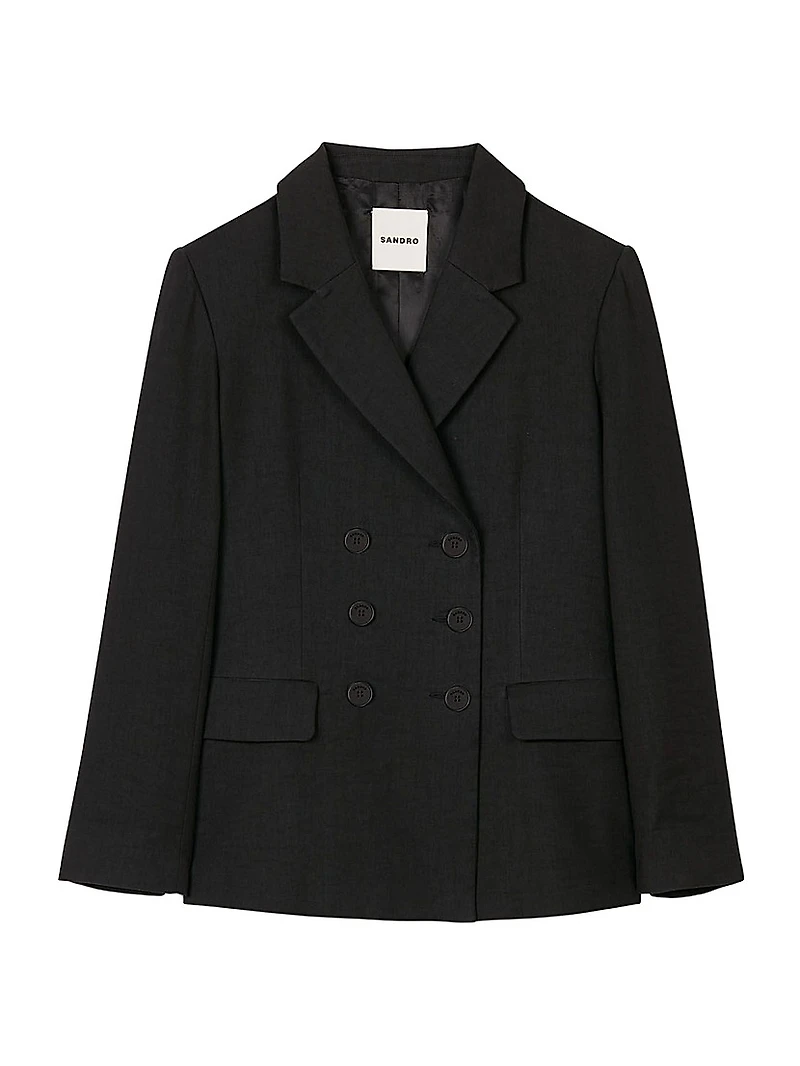 Double-Breasted Suit Jacket