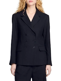 Double-Breasted Suit Jacket