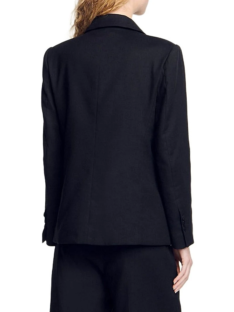 Double-Breasted Suit Jacket