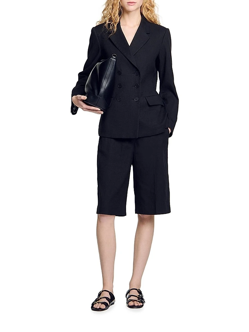 Double-Breasted Suit Jacket