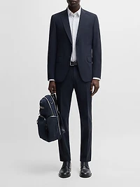 Slim-Fit Shirt Printed Performance-Stretch Jersey