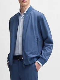 Slim-Fit Shirt Structured Performance Fabric