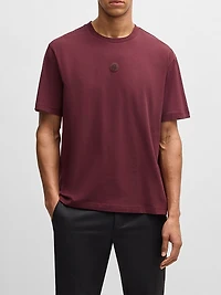Stretch-Cotton T-Shirt with Double B Monogram