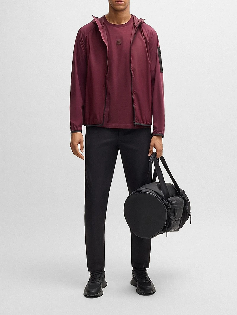 Stretch-Cotton T-Shirt with Double B Monogram