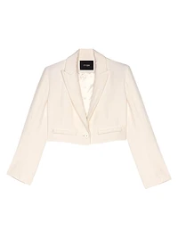 Cropped Suit Jacket