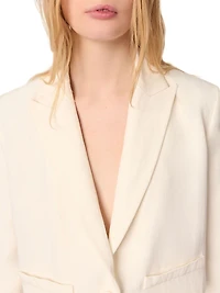 Cropped Suit Jacket