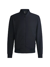 Zip-Up Sweatshirt with Padded Front