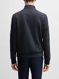 Zip-Up Sweatshirt with Padded Front