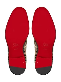 Chambelimoc Night Strass Ocelot Loafers