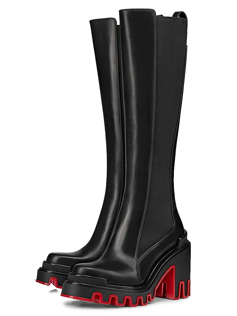Marchacroche Duna Botta Leather Knee High Boots