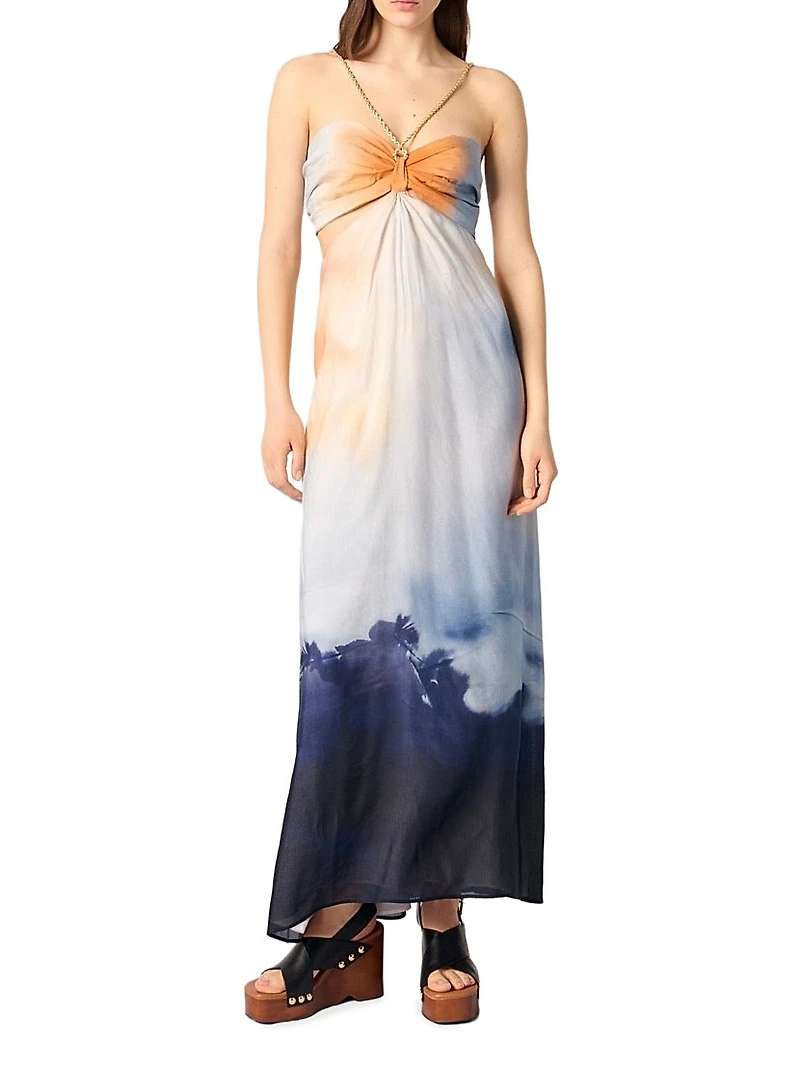 Tie-Dye Maxi Dress
