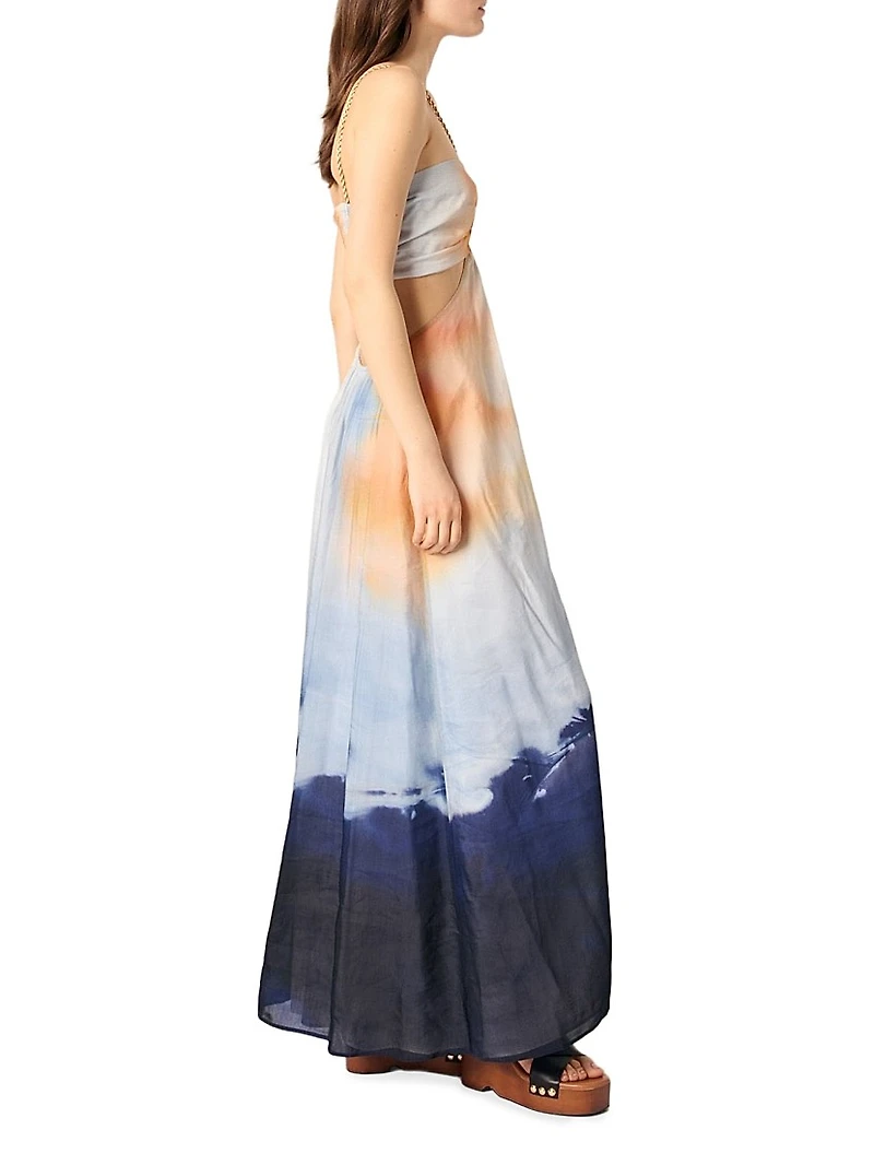 Tie-Dye Maxi Dress