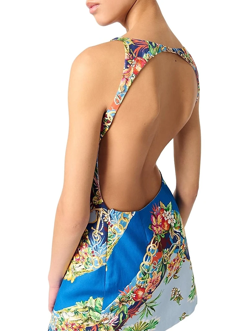 Patterned Shift Dress