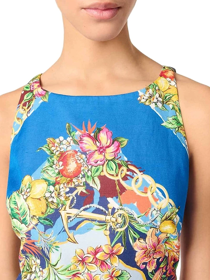 Patterned Shift Dress