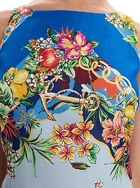 Patterned Shift Dress