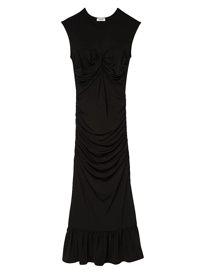 Draped Maxi Dress