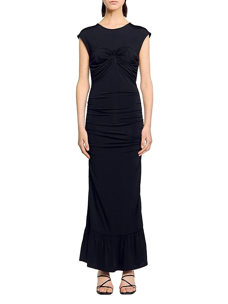 Draped Maxi Dress