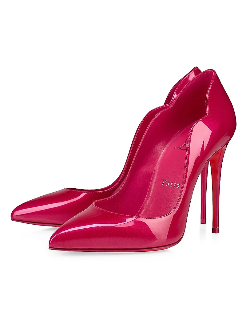 Hot Chick 100MM Patent Leather Pumps