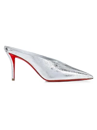 Miss Z Slimimule 80MM Laminated Leather Pumps