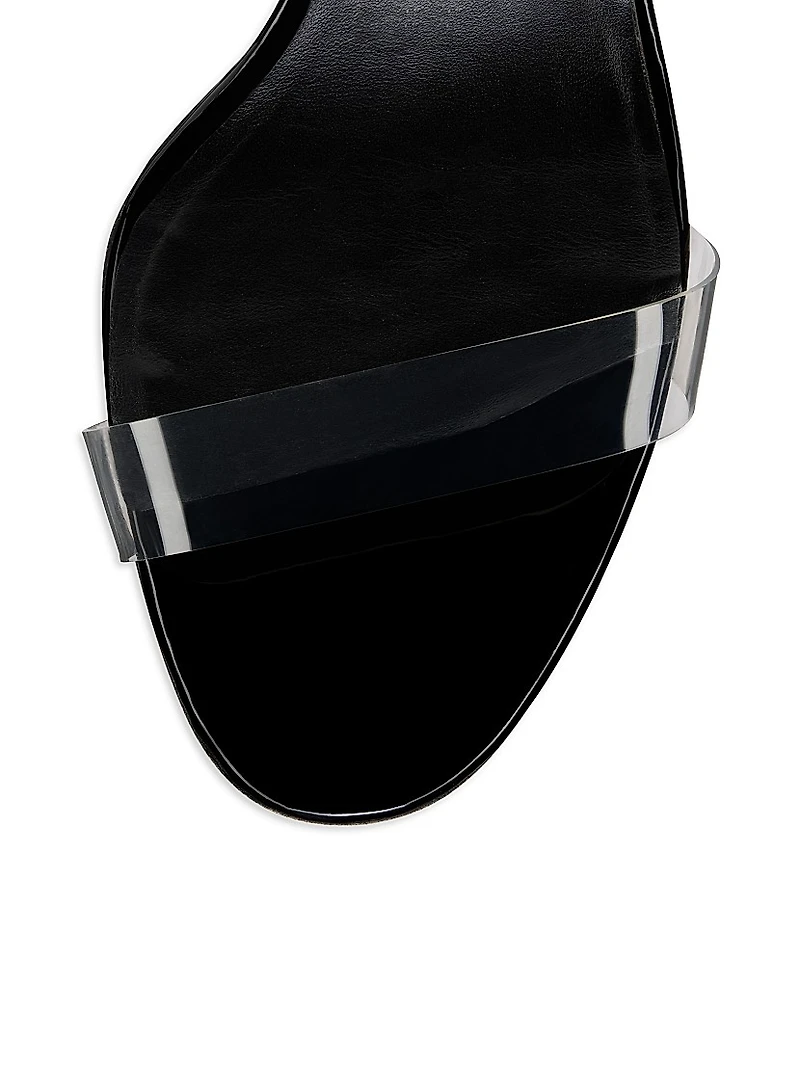 Just Nothing 55MM Leather Sandal Heels