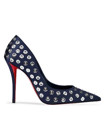 Miss Z 100 MM Satin Boum Mirror Pumps